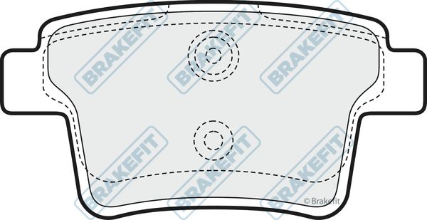 APEC BRAKING stabdžių trinkelių rinkinys, diskinis stabdys PD3084